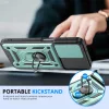 Techsuit - CamShield ütésálló tok - Samsung Galaxy A17 5G / A17 4G / M17 / F17 / A18 - Zöld