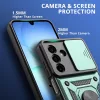 Techsuit - CamShield ütésálló tok - Samsung Galaxy A17 5G / A17 4G / M17 / F17 / A18 - Zöld