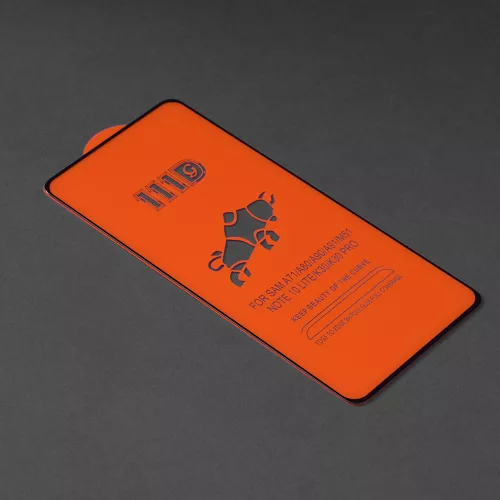 Techsuit - 111D Full Cover / Full Glue üvegfólia - Samsung Galaxy A72 4G / A72 5G - Fekete széllel