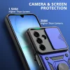 Techsuit - CamShield ütésálló tok - Samsung Galaxy A17 5G / A17 4G / M17 / F17 / A18 - Kék