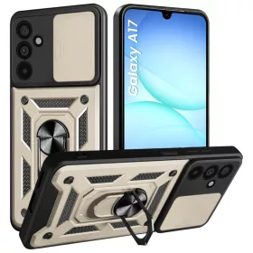  Techsuit - CamShield ütésálló tok - Samsung Galaxy A17 5G / A17 4G / M17 / F17 - Arany