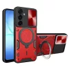 Techsuit - CamGuard Pro ütésálló tok - Samsung Galaxy A17 5G / A17 4G / M17 / F17 - Piros