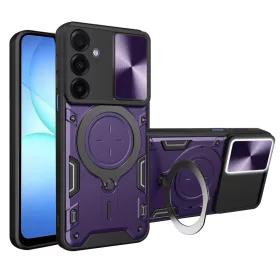   Techsuit - CamGuard Pro ütésálló tok - Samsung Galaxy A17 5G / A17 4G / M17 / F17 - Lila