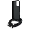 Karl Lagerfeld - Saffiano MagSafe Crossbody (KLHCP16SPGGRMPCK) - iPhone 16 - Black