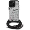 Karl Lagerfeld - Saffiano MagSafe Crossbody (KLHCP16XPGGRMPCG) - iPhone 16 Pro Max - Grey