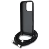 Karl Lagerfeld - Saffiano MagSafe Crossbody (KLHCP16XPGGRMPCG) - iPhone 16 Pro Max - Grey