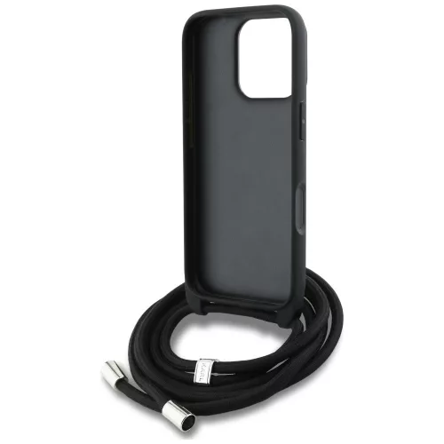 Karl Lagerfeld - Saffiano MagSafe Crossbody (KLHCP16XPGGRMPCG) - iPhone 16 Pro Max - Grey
