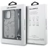 Karl Lagerfeld - Saffiano MagSafe Crossbody (KLHCP16XPGGRMPCG) - iPhone 16 Pro Max - Grey