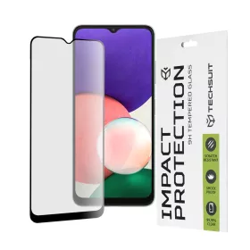   Techsuit - 111D Full Cover / Full Glue üvegfólia - Samsung Galaxy A22 5G - Fekete