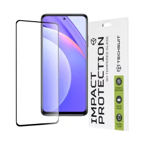   Techsuit - 111D Full Cover / Full Glue üvegfólia - Xiaomi Mi 10T Lite 5G - Fekete