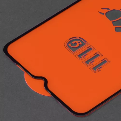 Techsuit - 111D Full Cover / Full Glue üvegfólia - Oppo A15 / A15s / A16 / A16s / A54s - Fekete széllel