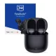 3mk - Vezeték nélküli fejhallgató FlowBuds - Bluetooth V5.3, Hi-Fi hangminőség, passzív zajszűrés, érintésvezérlés - fekete