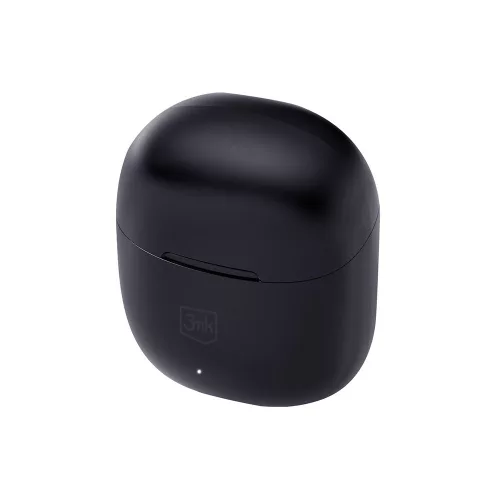 3mk - Vezeték nélküli fejhallgató FlowBuds - Bluetooth V5.3, Hi-Fi hangminőség, passzív zajszűrés, érintésvezérlés - fekete