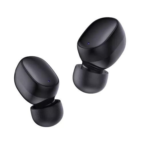 3mk - Vezeték nélküli fejhallgató FlowBuds - Bluetooth V5.3, Hi-Fi hangminőség, passzív zajszűrés, érintésvezérlés - fekete