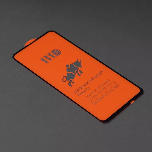 Techsuit - 111D Full Cover / Full Glue üvegfólia - Huawei P Smart Z / Y9 Prime 2019 - Fekete széllel