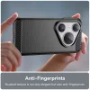 Techsuit - Carbon szilikon tok - Huawei Pura 80 Pro / 80 Ultra - Fekete