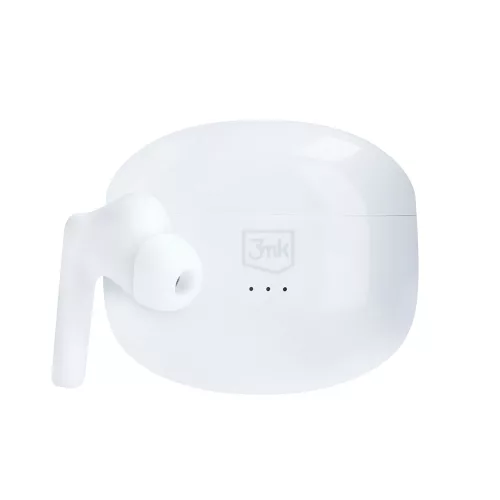 3mk - Vezeték nélküli fülhallgató LifePods - Bluetooth V5.3, ANC technológia, érintésvezérlés - fehér