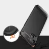 Techsuit - Carbon szilikon tok - iPhone 13 mini - Fekete