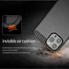 Techsuit - Carbon szilikon tok - iPhone 13 Pro Max - Fekete