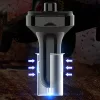 Yesido - Car Charger (Y45) - with FM Transmitter, 2xUSB-A, Type-C, LED Display, RGB Light, 18W - Black