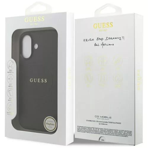 Guess - Arany Gyűrű MagSafe (GUHMP17SPGHSMMK) - iPhone 17 - Fekete