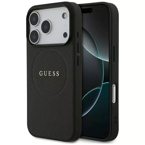 Guess - Arany Gyűrű MagSafe (GUHMP17XPGHSMMK) - iPhone 17 Pro Max - Fekete