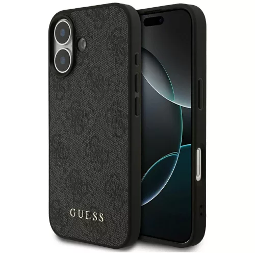 Guess - Keménytok 4G Klasszikus (GUHCP17SG4GFGR) - iPhone 17 - Fekete