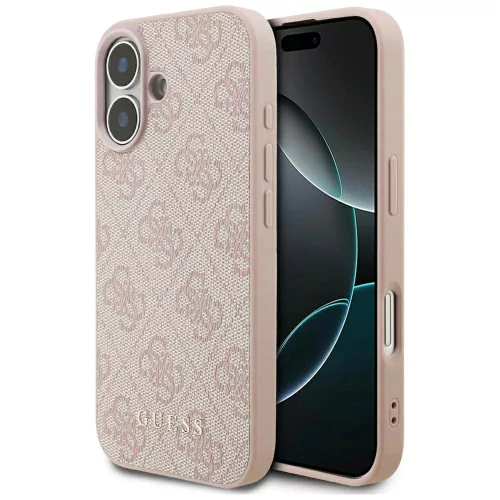Guess - Keménytok 4G Klasszikus (GUHCP17SG4GFPI) - iPhone 17 - Rózsaszín