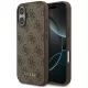 Guess - Keménytok 4G Klasszikus (GUHCP17SG4GFBR) - iPhone 17 - Barna