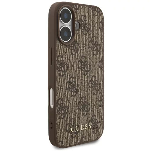 Guess - Keménytok 4G Klasszikus (GUHCP17SG4GFBR) - iPhone 17 - Barna