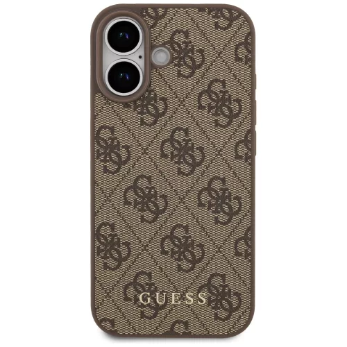 Guess - Keménytok 4G Klasszikus (GUHCP17SG4GFBR) - iPhone 17 - Barna