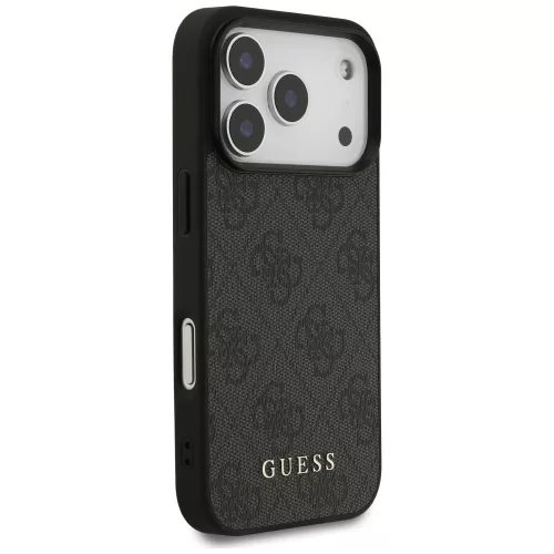Guess - Keménytok 4G Klasszikus (GUHCP17LG4GFGR) - iPhone 17 Pro - Fekete
