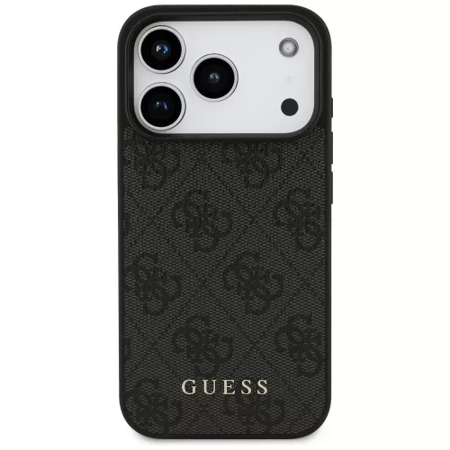 Guess - Keménytok 4G Klasszikus (GUHCP17LG4GFGR) - iPhone 17 Pro - Fekete