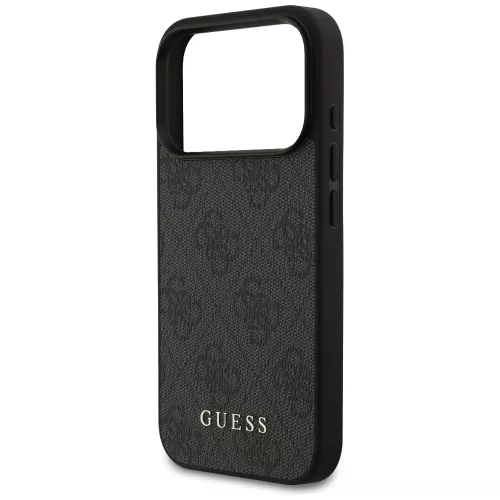 Guess - Keménytok 4G Klasszikus (GUHCP17LG4GFGR) - iPhone 17 Pro - Fekete