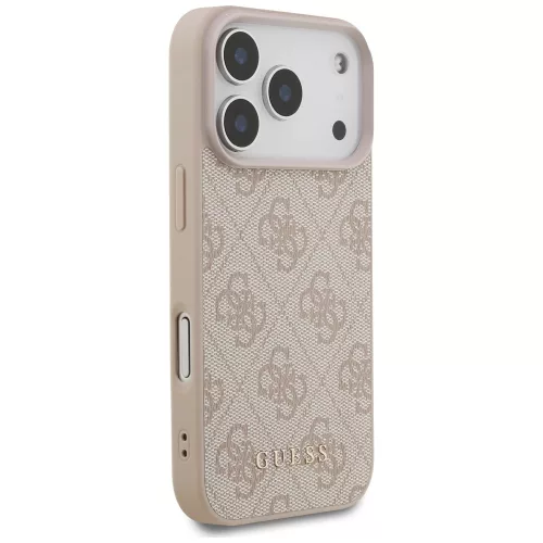 Guess - Keménytok 4G Klasszikus (GUHCP17LG4GFPI) - iPhone 17 Pro - Rózsaszín