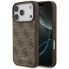 Guess - Keménytok 4G Klasszikus (GUHCP17LG4GFBR) - iPhone 17 Pro - Barna