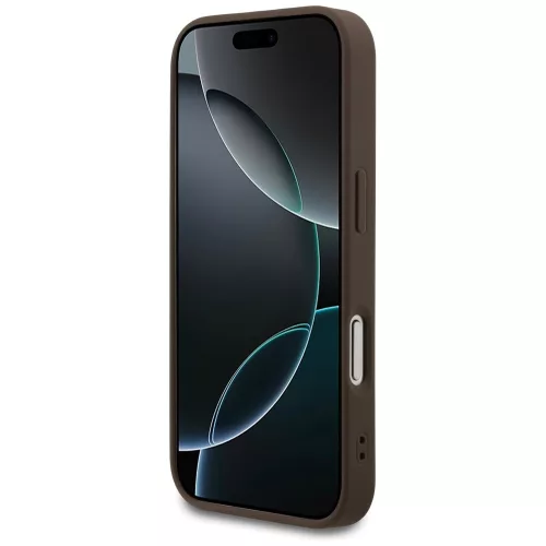 Guess - Keménytok 4G Klasszikus (GUHCP17LG4GFBR) - iPhone 17 Pro - Barna