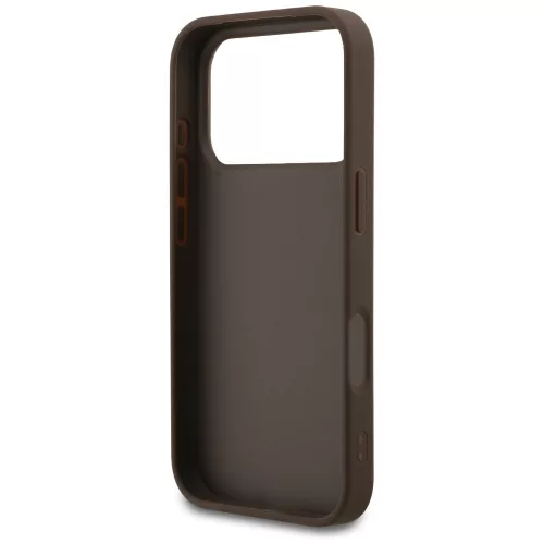 Guess - Keménytok 4G Klasszikus (GUHCP17LG4GFBR) - iPhone 17 Pro - Barna