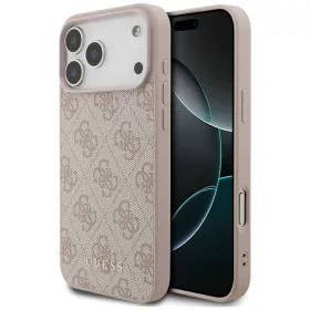   Guess - Keménytok 4G Klasszikus (GUHCP17XG4GFPI) - iPhone 17 Pro Max - Rózsaszín