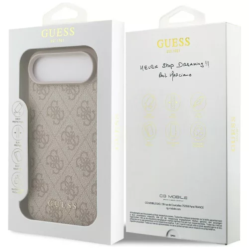 Guess - Keménytok 4G Klasszikus (GUHCP17MG4GFPI) - iPhone 17 Air - Rózsaszín