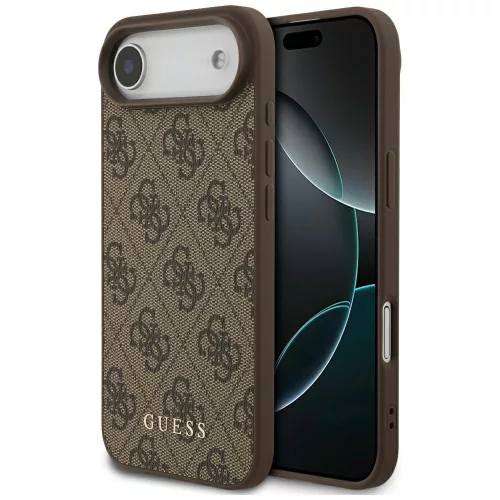 Guess - Keménytok 4G Klasszikus (GUHCP17MG4GFBR) - iPhone 17 Air - Barna