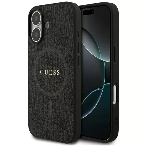 Guess - 4G Gyűrű Klasszikus Logó MagSafe (GUHMP17SG4GFRK) - iPhone 17 - Fekete