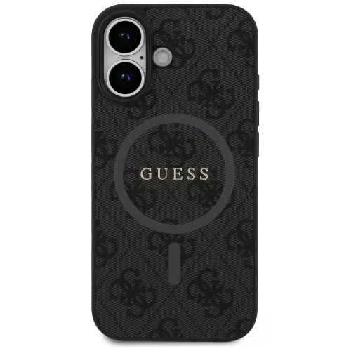 Guess - 4G Gyűrű Klasszikus Logó MagSafe (GUHMP17SG4GFRK) - iPhone 17 - Fekete