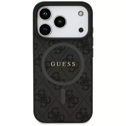 Guess - 4G Ring Classic Logo MagSafe (GUHMP17LG4GFRK) - iPhone 17 Pro - Black