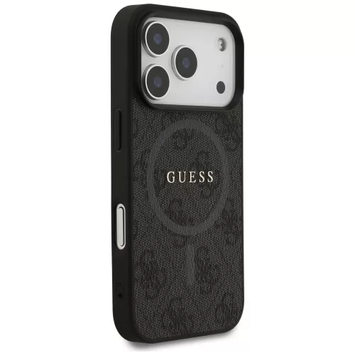 Guess - 4G Ring Classic Logo MagSafe (GUHMP17LG4GFRK) - iPhone 17 Pro - Black