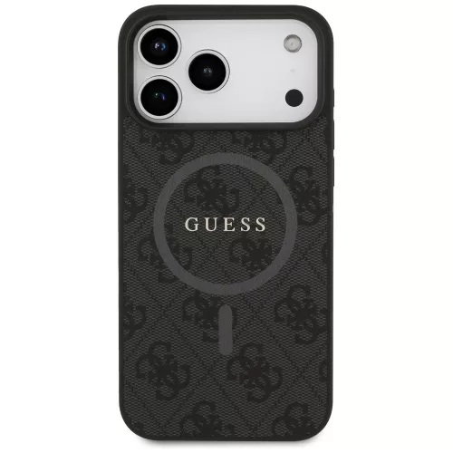 Guess - 4G Gyűrű Klasszikus Logó MagSafe (GUHMP17XG4GFRK) - iPhone 17 Pro Max - Fekete