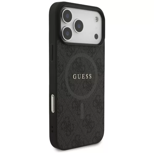 Guess - 4G Gyűrű Klasszikus Logó MagSafe (GUHMP17XG4GFRK) - iPhone 17 Pro Max - Fekete