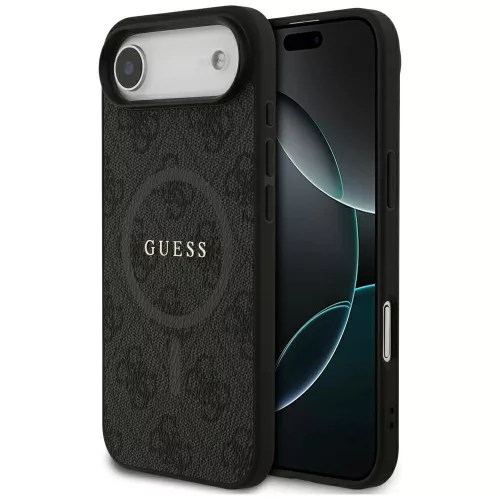 Guess - 4G Gyűrű Klasszikus Logó MagSafe (GUHMP17MG4GFRK) - iPhone 17 Air - Fekete
