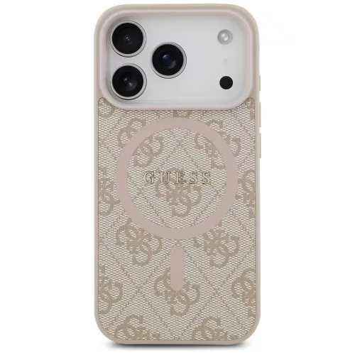 Guess - 4G Ring Classic Logo MagSafe (GUHMP17LG4GFRP) - iPhone 17 Pro - Pink