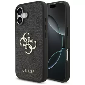   Guess - Keménytok 4G Nagy Logó (GUHCP17S4GMGGR) - iPhone 17 - Fekete